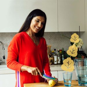 Tara preparing food