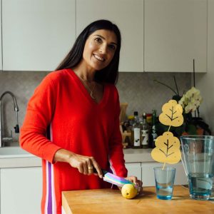 Tara preparing food
